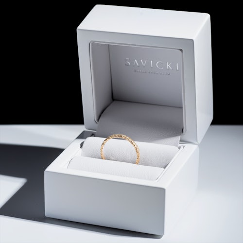 Obrączka partnerska Sign of Love®: złota, płaska, 2,6mm